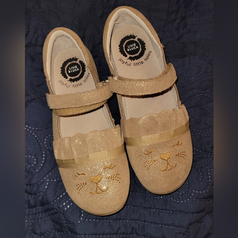 Livie & Luca Tan Suede Mary Janes
